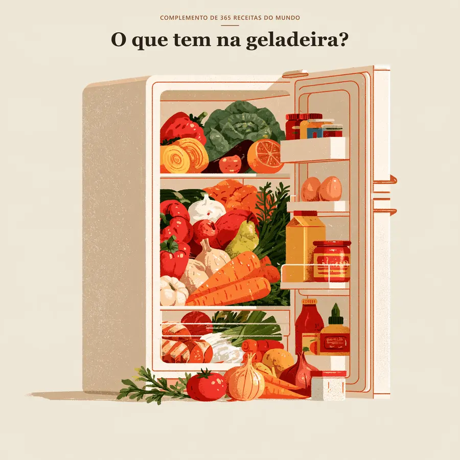 Capa de O que tem na geladeira?